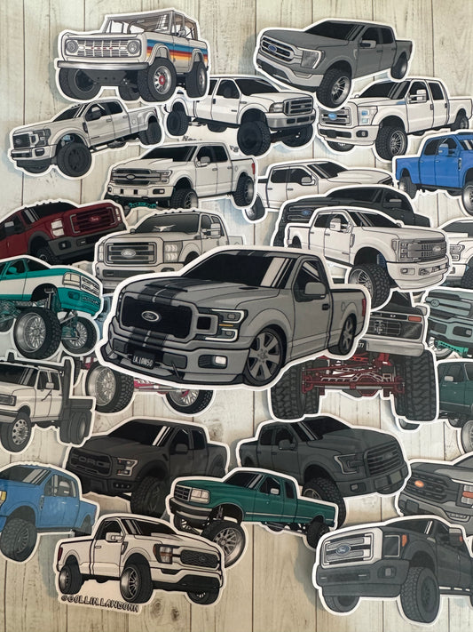 Custom Car/Truck Stickers