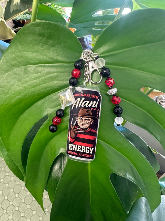 Freddy Krueger Alani Themed Keychain/Bag Charm